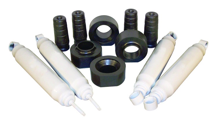 RT Off-Road 1.75 In Spacers/Shocks Lift Kit 93-06 Jeep Wrangler - Click Image to Close